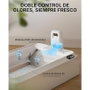 PetKit PuroBot Crystal Duo Arenero Autolimpiable con Cámara IA y Cubierta, Blanco